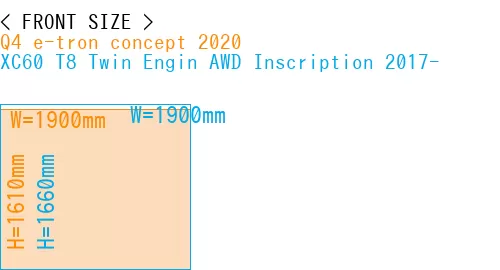 #Q4 e-tron concept 2020 + XC60 T8 Twin Engin AWD Inscription 2017-
